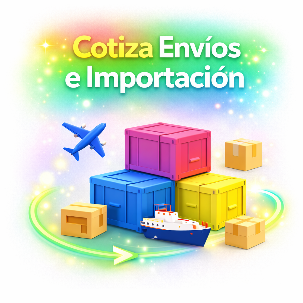 Cotiza envío e importación vía aérea y/o marítima